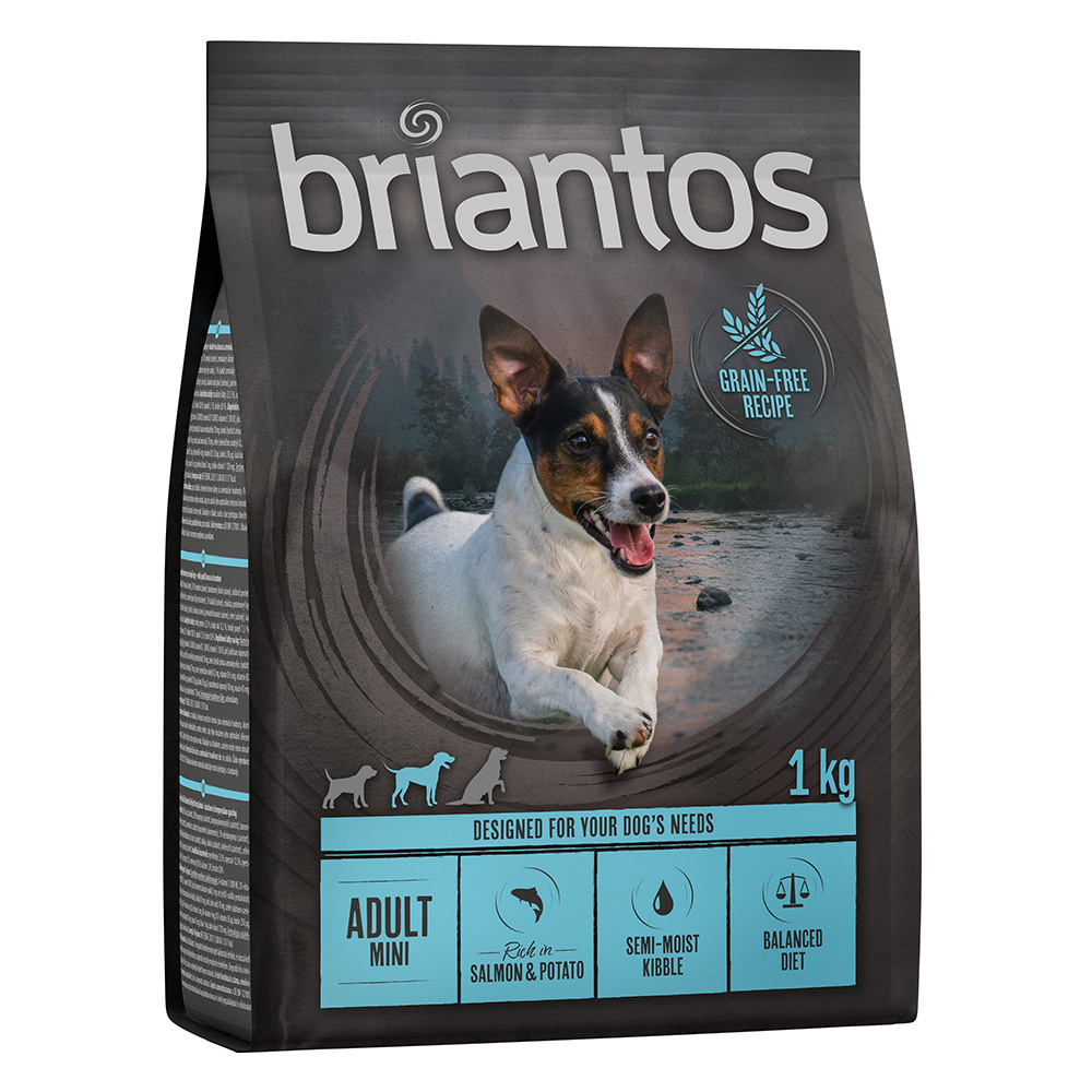 Briantos Adult Mini Lachs & Kartoffel - GETREIDEFREIE Rezeptur - 1 kg von briantos