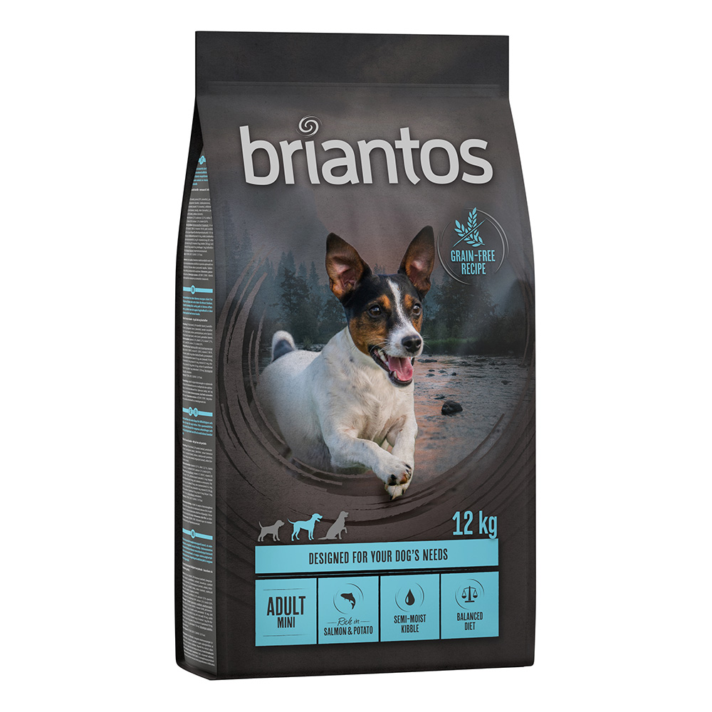 Briantos Adult Mini Lachs & Kartoffel - GETREIDEFREIE Rezeptur - 2 x 12 kg von briantos