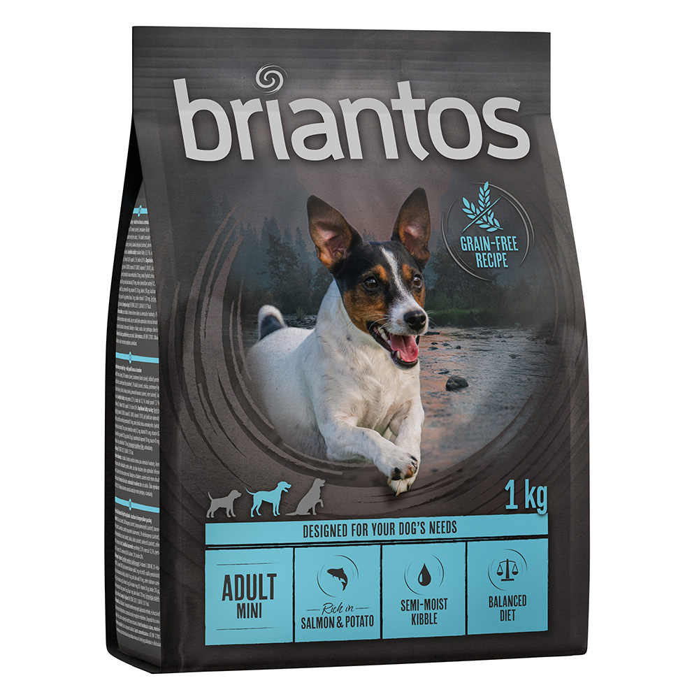 Briantos Adult Mini Lachs & Kartoffel - GETREIDEFREIE Rezeptur - 4 x 1 kg Briantos Adult Mini Lachs & Kartoffel - GETREIDEFREIE Rezeptur - 4 x 1 kg von briantos