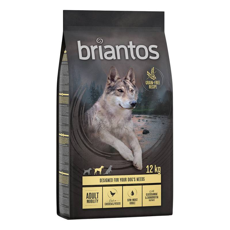 Briantos Adult Mobility Huhn & Kartoffel - GETREIDEFREIE Rezeptur - 12 kg von briantos