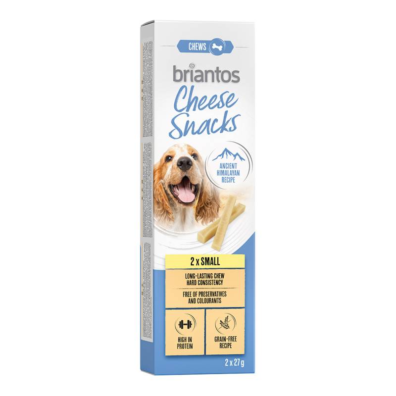 Briantos Cheese Snack für Hunde - Klein (4 x 27 g) von briantos