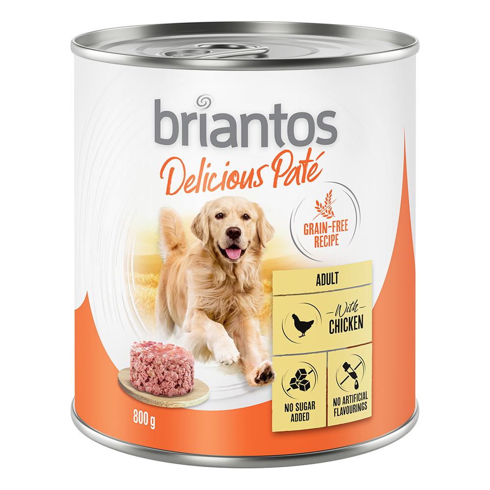 Briantos Delicious Paté 24 x 800 g - Huhn Briantos Delicious Paté 24 x 800 g - Huhn von briantos