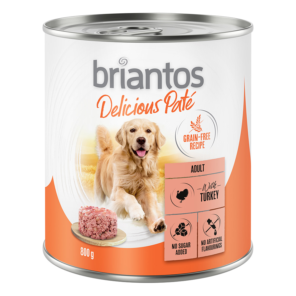 Briantos Delicious Paté 24 x 800 g - Pute von briantos