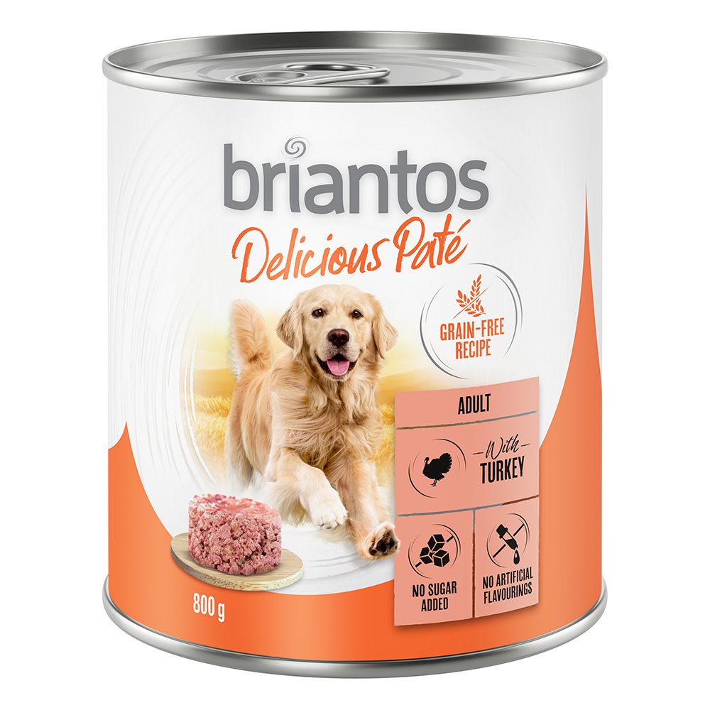 Briantos Delicious Paté 24 x 800 g zum Sonderpreis! - Pute von briantos