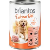 Briantos Delicious Paté 6 x 400 g - Fisch und Erbsen von briantos