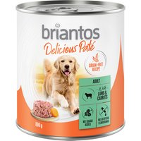Briantos Delicious Paté 6 x 800 g - Lamm und Karotten von briantos