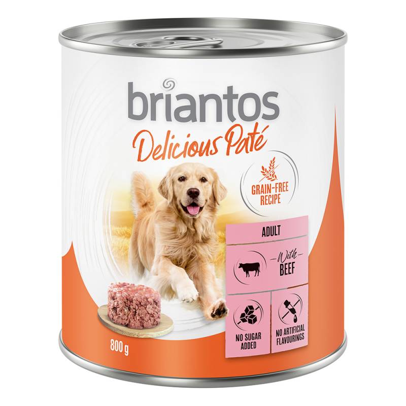 Briantos Delicious Paté 6 x 800 g - Rind von briantos
