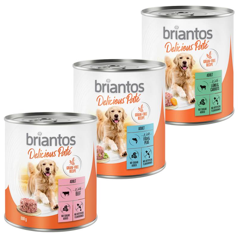 Briantos Delicious Paté Probiermix - 24 x 800 g von briantos