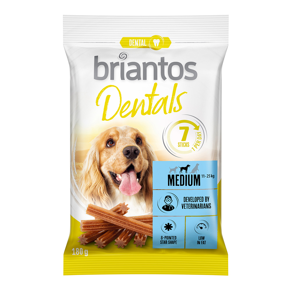 Briantos Dental Snacks für Hunde  - Medium (56 Sticks) von briantos