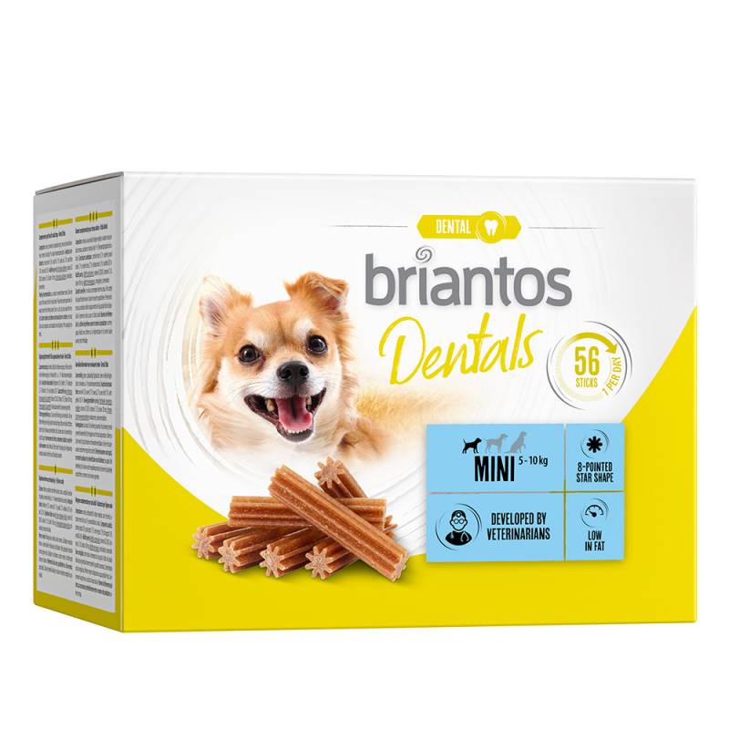 Briantos Dental Snacks für Hunde  - Mini (2 x 56 Sticks) von briantos