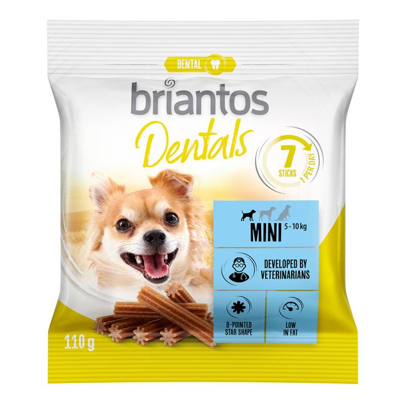 Briantos Dental Snacks für Hunde  - Mini (7 Sticks) von briantos