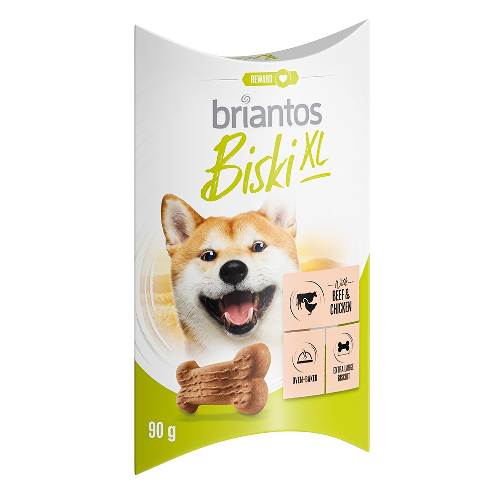 Briantos "DogBiski" Hundekeks - Huhn und Rind - Sparpaket: 3 x 90 g von briantos