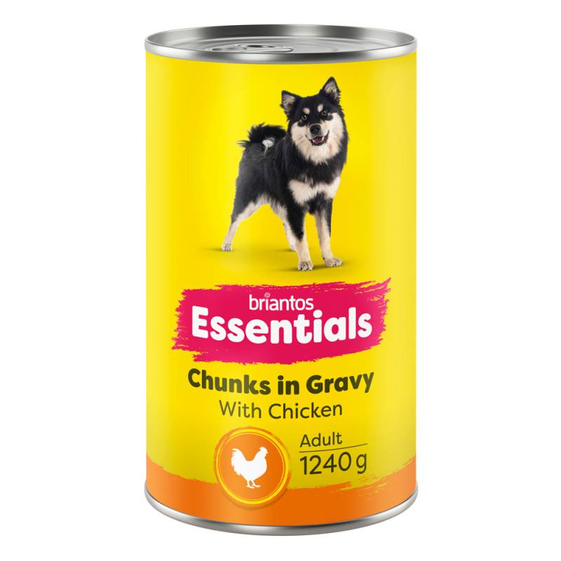 Briantos Essentials Chunks in Gravy 6 x 1240 g - Huhn Briantos Essentials Chunks in Gravy 6 x 1240 g - Huhn von briantos