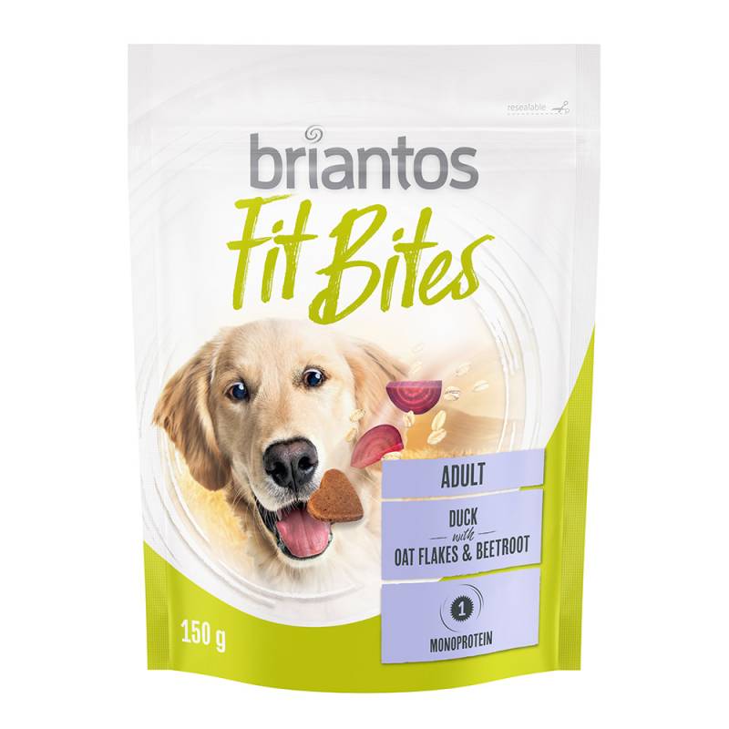 Briantos "FitBites" - Ente mit Roter Bete & Haferflocken - Sparpaket: 3 x 150 g Nachfüllpack von briantos