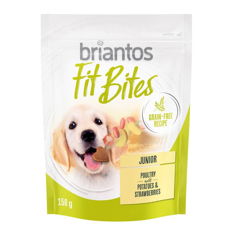 Briantos "FitBites" Junior - Geflügel mit Kartoffeln & Erdbeeren - Sparpaket: 3 x 150 g von briantos