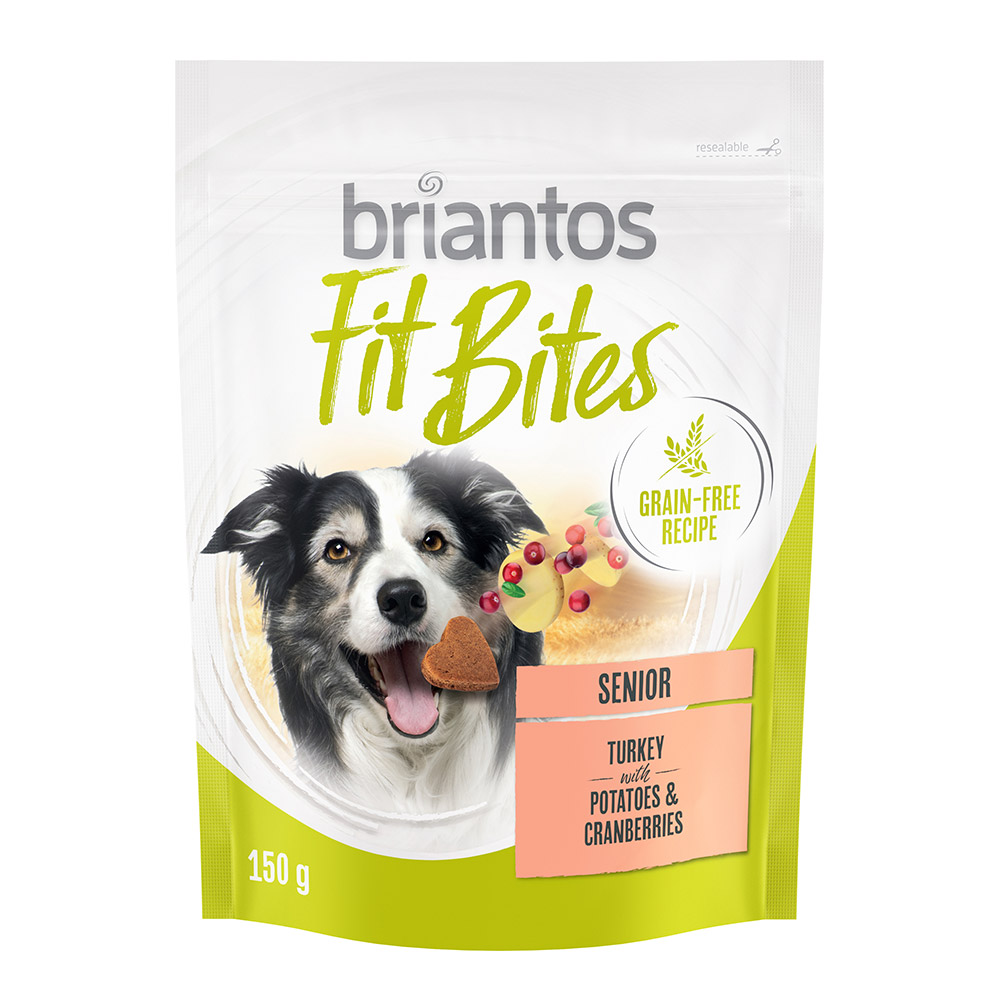 Briantos "FitBites" Senior - Truthahn mit Kartoffeln & Cranberries - Sparpaket: 3 x 150 g von briantos