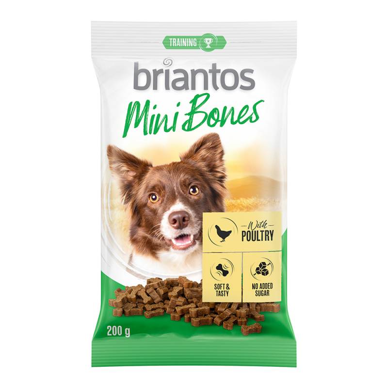 Briantos Mini Bones für Hunde - 200 g mit Geflügel von briantos