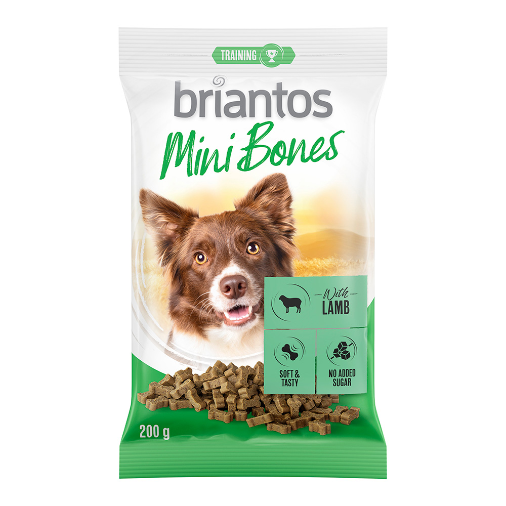 Briantos Mini Bones für Hunde - 200 g mit Lamm von briantos