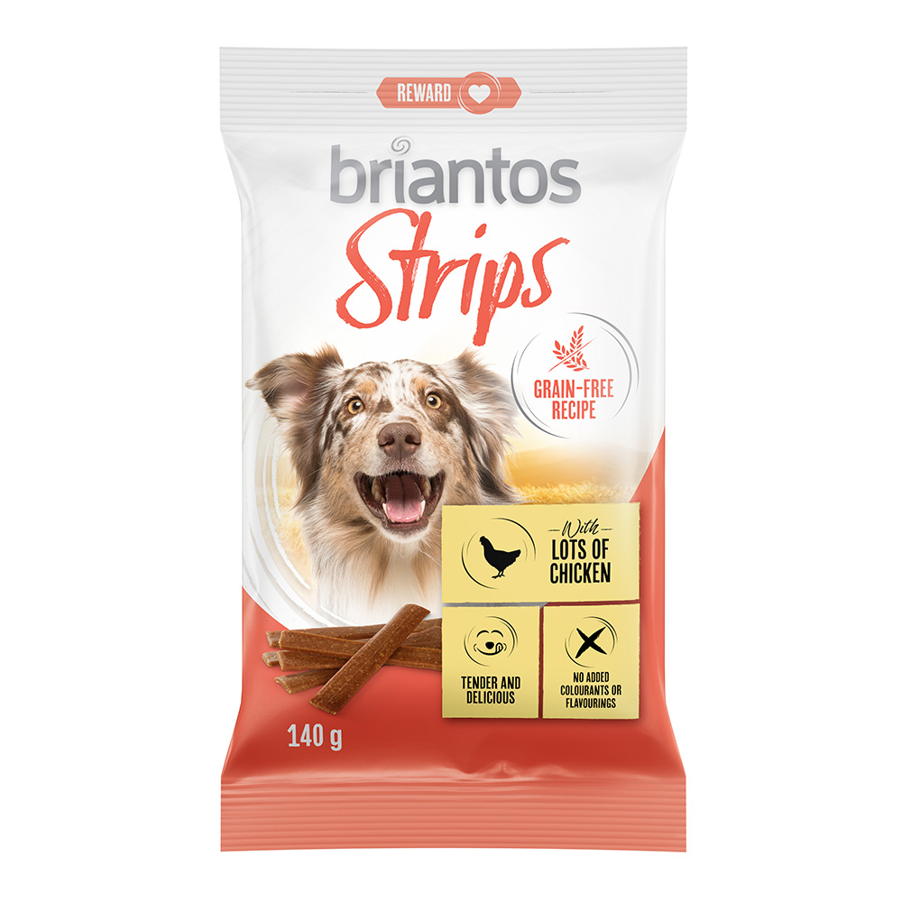 Briantos Strips Huhn Getreidefrei - 140 g von briantos