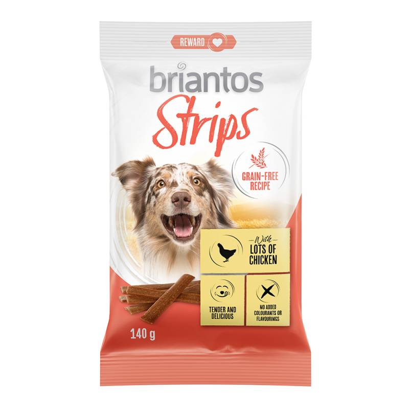 Briantos Strips Huhn Getreidefrei - 140 g von briantos