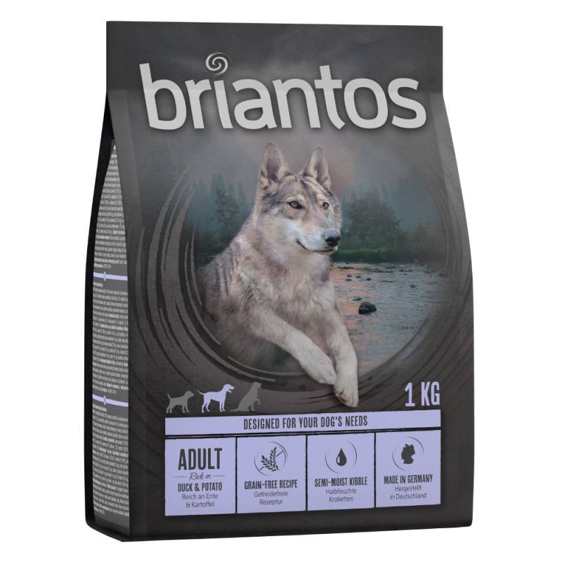 Briantos Adult Ente & Kartoffel - GETREIDEFREIE Rezeptur - 1 kg von briantos