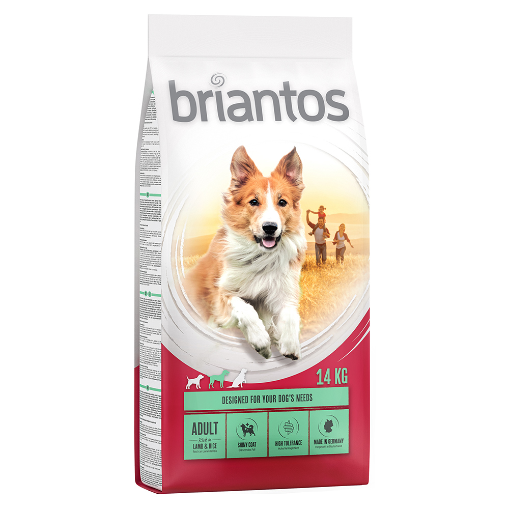 Briantos Sparpaket (2 x Großgebinde) - Adult Lamm & Reis (2 x 14 kg) von briantos
