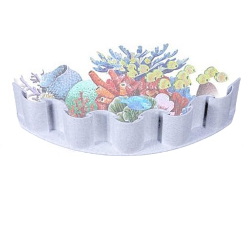Aquarium Substrat Teiler - Aquarium Kiesteiler, Fischtank-Substrat Barriere | Aquarium Landschaftsbau Trenner Acryl Klar, Fischtank Wasserpflanze R von brooksnaji