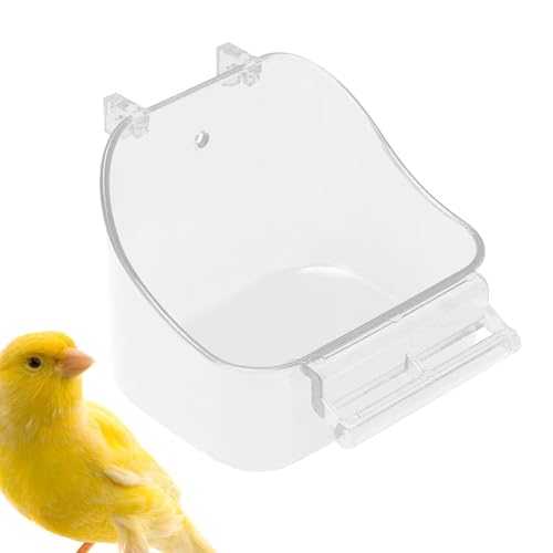 BACCHIO Brust-Badebeutel für Vögel, Badewanne mit doppeltem Haken für kleine Vögel | Käfig Sittich Bad Bad Wimpel Käfig Sittich von brooksnaji