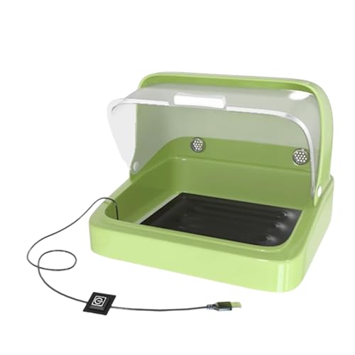 Brutkasten für Küken, Kükenwärmer, Vogelbrutkasten – 3 Temperatureinstellbarer visueller Nistkasten, Heizkissen für Babypapageien, Entenküken von brooksnaji