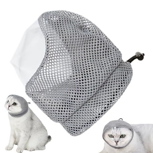 CATTO MUSZZA - Atmungsaktive Beißschutz-Gesichtsschutzausrüstung für Kätzchen | Verstellbare PET-Maske zur Unterstützung von Kratzern beim Schneiden, Beutel CATTO MUSZZA - Atmungsaktive Beißschutz-Gesichtsschutzausrüstung für Kätzchen | Verstellbare PET-Maske zur Unterstützung von Kratzern beim Schneiden, Beutel von brooksnaji