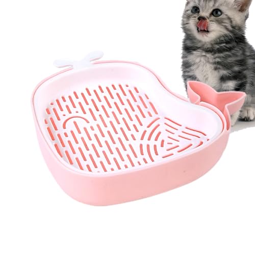 Cat Grass Pot - Pets Sprouting Box, Small Pets Hydro Grass Tray | Decorative Whale-Shaped Grass Containers with Double-Layer Drainage, Mesh Insert Pet-Friendly Gardening Tray for Soil Fre Growth Cats von brooksnaji
