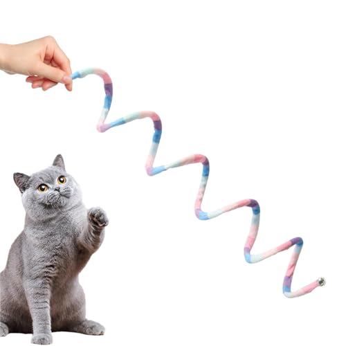 Gat Toy Springs Katze, Spring Toy, Plush Curl -Spielzeug für Langeweile, Auto-e-e-e-e-e-e-e-e-e-e-e-e-e-e-e-e-e-e-eencere Rettungshilfe gegen Langeweile halten von brooksnaji
