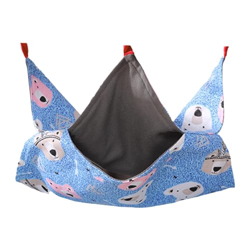 Hamster Hängematte Bett, Plüsch Doppellagige Hamster Hängematte, Chinchillas Zubehör, Bequemes Haustierbett für Hase, Eichhörnchen, Zuckergleiter Hamster Hängematte Bett, Plüsch Doppellagige Hamster Hängematte, Chinchillas Zubehör, Bequemes Haustierbett für Hase, Eichhörnchen, Zuckergleiter von brooksnaji