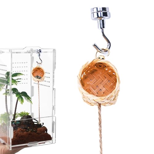 Hüpfende Spinne Rückzug - Handgemachte Käfigdekoration, Zubehör Für Kleintiere Mit Naturstil-Design | Heimdekorationselemente Für Haus, Garten, Ostzucht Hüpfende Spinne Rückzug - Handgemachte Käfigdekoration, Zubehör Für Kleintiere Mit Naturstil-Design | Heimdekorationselemente Für Haus, Garten, Ostzucht von brooksnaji
