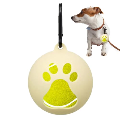 Hundeballhalter - Silikon -Tenniskugelkoffer, Freisprech -Blei Befestigt | Tragbarer Pet-Spielzeugspeicher, Multifunktionaler Inhaber Für Welpen Und Erwachsene Hunde, Die Für Spaziergänge Oder Freien von brooksnaji