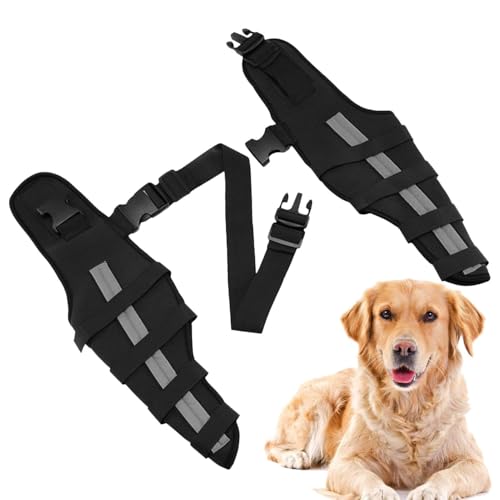 Hundeleg Brace – Stützband für hintere Sprunggelenke, Auto für Hunde | Verstellbarer Gelenkarm mit weicher Kompression zur Erholung von zerrissenen Bändern, Unterstützung von brooksnaji