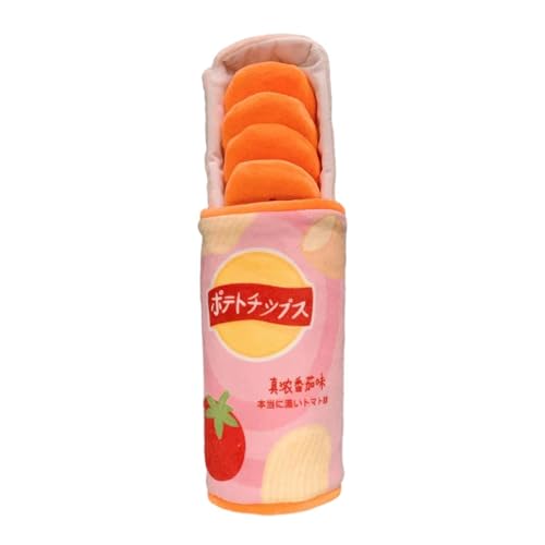 Hundespielzeug, Hundespielzeug, um sie zu beschäftigen - Chips Design Spiele von kleinen Hunden - Creative Treat Treat Dispensing Dog Plush für Haustiere für den Innenbereich Hundespielzeug, Hundespielzeug, um sie zu beschäftigen - Chips Design Spiele von kleinen Hunden - Creative Treat Treat Dispensing Dog Plush für Haustiere für den Innenbereich von brooksnaji