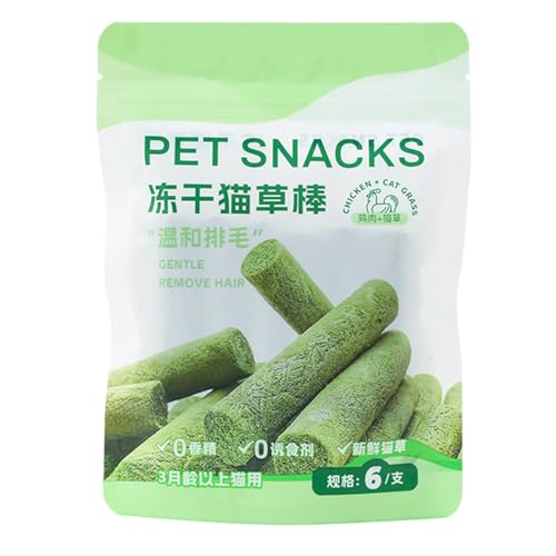 Katzenglaszahnstick - Natürliche Snacks, Gesundheitsunterstützung Für Katzen Katzenzähne Reinigen Katze Grasstab, Katzenzähnestab - Katze Grasstab | Natürliche Katzenstab, Hundehalsstab Höhlenkätzchen von brooksnaji