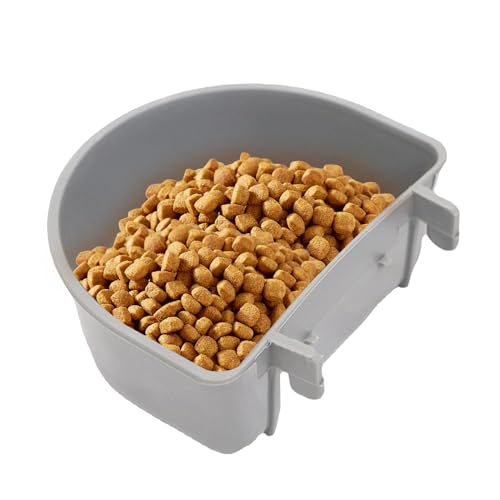 Katzenkäfigschale - wasserdichte Haustierwasserschale, Mehrzweckpulver Zwinger Container | Leckfestes Katzenfutter, Leichter, schmutzsicheres Wasser -Fütterungszubehör für gekrümmte Hunde und von brooksnaji