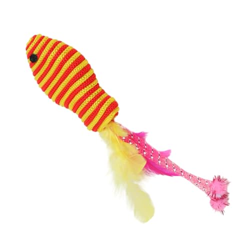 Katzenspielzeug Teaser, Katzenspielzeug | Fish Shape Interactive Rope Toys | Tragbare bunte Haustierbedarf zum Entspannen, Spielen, Training Katzenspielzeug Teaser, Katzenspielzeug | Fish Shape Interactive Rope Toys | Tragbare bunte Haustierbedarf zum Entspannen, Spielen, Training von brooksnaji