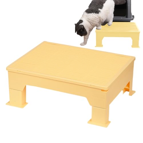 Lampe für Katzenstreu, selbstreinigend, mit Anti-Rutsch-Struktur, Trainingshilfe für Indoor-Haustiere, verstellbare Toilettenlampe für Katzen von brooksnaji