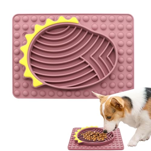 Langsamer Futternapf Anti-Rutsch-Futternapf, Anti-Schwanz-Leckmatte Für Hunde | Langsamer Futternapf, Anti-Tip-Haustiernapf, Matte von brooksnaji