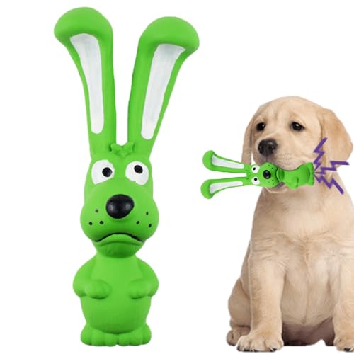 Quietschende Latex-Hundespielzeug-Weiches Und Sicheres Tierisches Design, Unterhaltsame Struktur Stimuliert Neugier | Perfekt Für Welpenbissen -Training Und Solospiel, Sehr Langlebig Und Spaß Zu Hause von brooksnaji