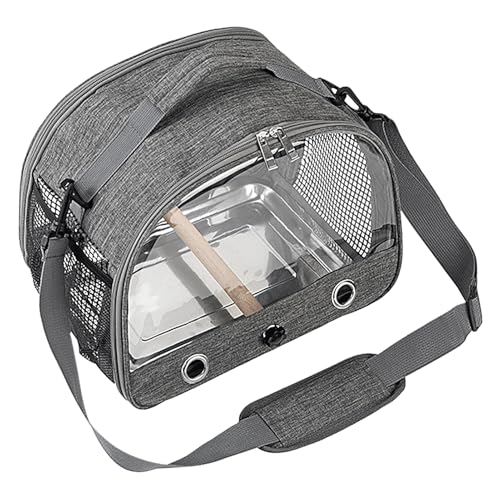 Vogel Reisekäfig - Leichter Rucksack -Formtransport Mit Schultergurt | Tragbarer Vogelkäfig Für Lockere Ausgehen Und Reisen, Atmungsaktive Trägertasche Für Einen Sicheren Transport Von Kleinen Tieren von brooksnaji