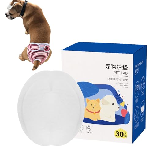 Windelhelme für Hunde, Windelüberzüge für PET | 30 Stück Einlagen für männliche und weibliche Windeln, periodische Höschen, Bauchwicklung für Haustiere von brooksnaji