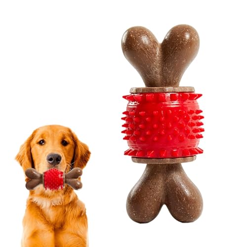 brooksnaji Hundespielzeug mit Hundeknochen für Zahnbürste, Kauspielzeug mit spitzem Knochen | Kauspielzeug für zahnende und beruhigende Hunde - Kauspielzeug für die brooksnaji Hundespielzeug mit Hundeknochen für Zahnbürste, Kauspielzeug mit spitzem Knochen | Kauspielzeug für zahnende und beruhigende Hunde - Kauspielzeug für die von brooksnaji