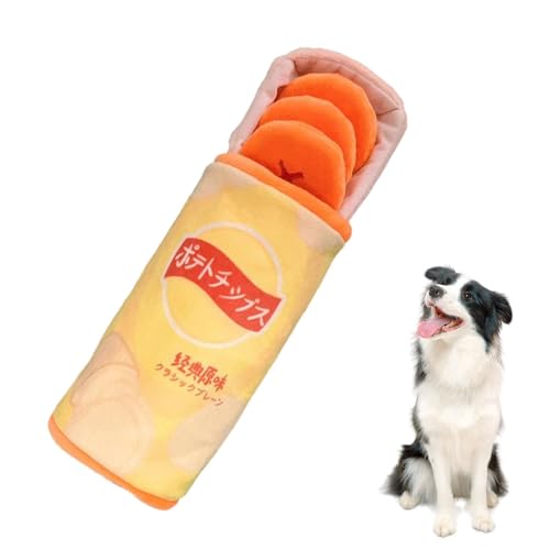 PILUZZIONE DGGI Chips Dog, Spielzeug für Trubel zur Bereicherung für Hunde, Chips Design Spiele für kleine Hunde - Creative Treat Treat Dispensing Dog Plush für Haustiere für PILUZZIONE DGGI Chips Dog, Spielzeug für Trubel zur Bereicherung für Hunde, Chips Design Spiele für kleine Hunde - Creative Treat Treat Dispensing Dog Plush für Haustiere für von brooksnaji