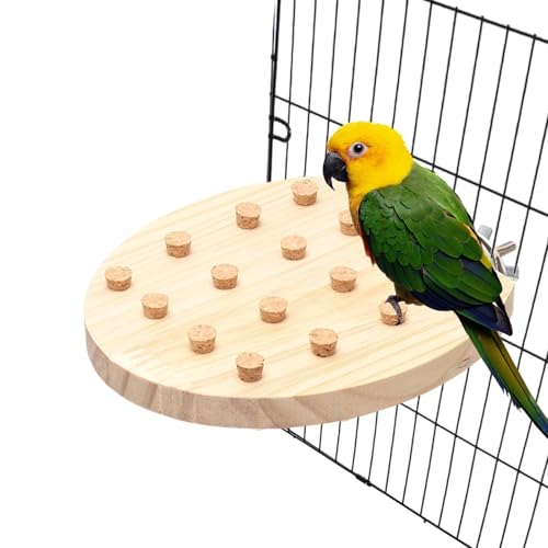 brooksnaji Spielzeug zur Anreicherung von Vögeln, Kauspielzeug für Vögel - Mehrzweck-Puzzlespielzeug, kompakter Holzvogel-Spielplatz für Sittiche brooksnaji Spielzeug zur Anreicherung von Vögeln, Kauspielzeug für Vögel - Mehrzweck-Puzzlespielzeug, kompakter Holzvogel-Spielplatz für Sittiche von brooksnaji