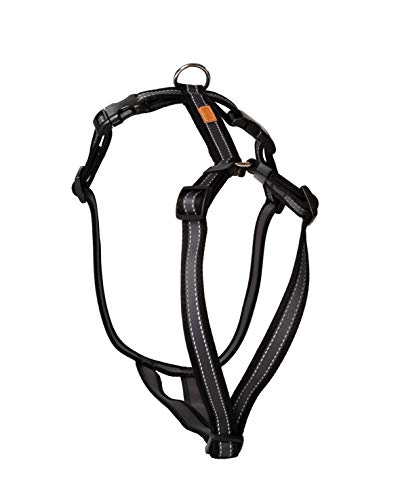 Feltmann Hundegeschirr - Soft-Grip, schwarz/Silber, Bauchumfang 35-50 cm, 15 mm Bandbreite Feltmann Hundegeschirr - Soft-Grip, schwarz/Silber, Bauchumfang 35-50 cm, 15 mm Bandbreite von brustgeschirr.com