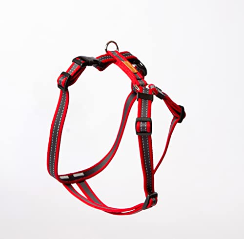 Feltmann Mopsgeschirr Hundegeschirr, Soft Grip, rot/Silber, 7-13 kg, 20 mm Feltmann Mopsgeschirr Hundegeschirr, Soft Grip, rot/Silber, 7-13 kg, 20 mm von brustgeschirr.com
